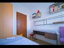 Apartementen Pavo - 80 m from beach: A1(5) Postira - Eiland Brac  - Appartement - A1(5): slaapkamer