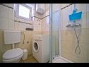 Apartementen Pavo - 80 m from beach: A1(5) Postira - Eiland Brac  - Appartement - A1(5): badkamer met toilet