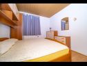Apartementen Zoran - 30 m from beach: A1(4) Postira - Eiland Brac  - Appartement - A1(4): slaapkamer