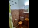 Apartementen Vig - 60 m from beach: A1(5), A2(4) Povlja - Eiland Brac  - Appartement - A1(5): badkamer met toilet
