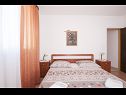 Apartementen Mira - great location & free Bbq: A1(2+2), A2(2+1) Splitska - Eiland Brac  - Appartement - A1(2+2): slaapkamer