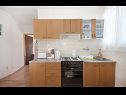 Apartementen Mira - great location & free Bbq: A1(2+2), A2(2+1) Splitska - Eiland Brac  - Appartement - A1(2+2): keuken