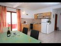 Apartementen Neda - perfect location & free parking: A1(6), A2(4+1), A3(4+1) Splitska - Eiland Brac  - Appartement - A3(4+1): keuken en eetkamer
