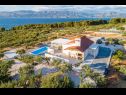 Vakantiehuizen Margita - luxury with private pool: H(6) Splitska - Eiland Brac  - Kroatië  - huis