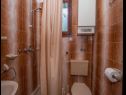 Apartementen en kamers Anita - parking: SA1(2), SA2(2), A3(2), A4(2), SA5(2), R1(2) Sumartin - Eiland Brac  - Appartement - A3(2): badkamer met toilet