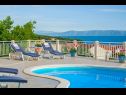 Vakantiehuizen Jure - with pool: H(8+4) Sumartin - Eiland Brac  - Kroatië  - zwembad