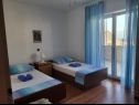 Apartementen Anec - 150m from the sea: A1(4) Supetar - Eiland Brac  - Appartement - A1(4): slaapkamer
