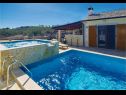 Vakantiehuizen Kristiana - open swimming pool: H(7) Supetar - Eiland Brac  - Kroatië  - zwembad