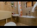 Apartementen Vlado - cosy & afordable: SA1(2), A2(3), A3(5) Supetar - Eiland Brac  - Appartement - A2(3): badkamer met toilet