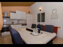 Apartementen Vlado - cosy & afordable: SA1(2), A2(3), A3(5) Supetar - Eiland Brac  - Appartement - A3(5): keuken en eetkamer