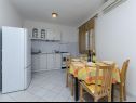 Apartementen Silvana - economy apartments : A1(4), A3(2+1), A2(2) Supetar - Eiland Brac  - Appartement - A1(4): keuken en eetkamer