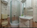 Apartementen Silvana - economy apartments : A1(4), A3(2+1), A2(2) Supetar - Eiland Brac  - Appartement - A3(2+1): badkamer met toilet