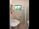 Vakantiehuizen Silvia - open pool: H(10) Supetar - Eiland Brac  - Kroatië  - H(10): badkamer met toilet