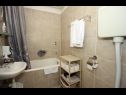 Apartementen Keko - near the beach A1(4) Supetar - Eiland Brac  - Appartement - A1(4): badkamer met toilet