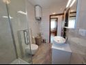 Apartementen Stone garden - cosy and comfy : A1(4), A2(2) Supetar - Eiland Brac  - Appartement - A1(4): badkamer met toilet