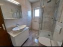 Apartementen Stone garden - cosy and comfy : A1(4), A2(2) Supetar - Eiland Brac  - Appartement - A1(4): badkamer met toilet