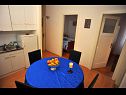 Apartementen Piv - 10 m from beach: A1(6), A2(6), A3(6), SA4(2) Sutivan - Eiland Brac  - Appartement - A2(6): keuken en eetkamer