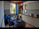 Apartementen Mar - 50 m from beach: A1(4+1), A2(4+1), A3(4+1) Sutivan - Eiland Brac  - Appartement - A1(4+1): keuken en eetkamer