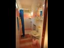 Apartementen Piv - 10 m from beach: A1(6), A2(6), A3(6), SA4(2) Sutivan - Eiland Brac  - Studio-appartment - SA4(2): badkamer met toilet