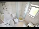 Apartementen Andja - 5 m from the beach : A1(5+1) Arbanija - Eiland Ciovo  - Appartement - A1(5+1): badkamer met toilet