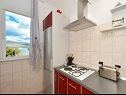 Apartementen Aurelija - 20 m from beach: A1(4+2), A2(4), A3(2+2) Arbanija - Eiland Ciovo  - Appartement - A2(4): keuken