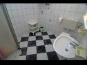 Apartementen Bela2 - great location A1 B1(4), A2 C1(4), A3 D1(4+1) Mastrinka - Eiland Ciovo  - Appartement - A3 D1(4+1): badkamer met toilet