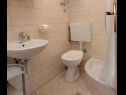 Apartementen Maja - sea view : A1(2), A2(2), A3(4+1) Mastrinka - Eiland Ciovo  - Appartement - A2(2): badkamer met toilet