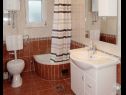 Apartementen Maja - sea view : A1(2), A2(2), A3(4+1) Mastrinka - Eiland Ciovo  - Appartement - A3(4+1): badkamer met toilet