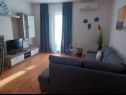Apartementen Marijica - 100m from the beach A1(4), A2(6) Okrug Gornji - Eiland Ciovo  - Appartement - A1(4): woonkamer