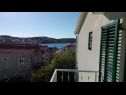Apartementen Marijica - 100m from the beach A1(4), A2(6) Okrug Gornji - Eiland Ciovo  - uitzicht op zee