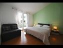 Apartementen Mihovilovic - 50 m from beach: A1(4), A2(6+1), A3(4+2), A4(2+1) Slatine - Eiland Ciovo  - Appartement - A3(4+2): slaapkamer