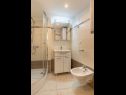 Apartementen Mici 1 - great location and relaxing: A1(4+2) , SA2(2) Cres - Eiland Cres  - Studio-appartment - SA2(2): badkamer met toilet