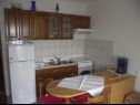 Apartementen Marija - seaview: A1(2+1), A2(4), A3(2), A4(6+2) Novi Vinodolski - Riviera Crikvenica  - Appartement - A3(2): keuken en eetkamer