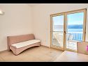 Apartementen Sea front - free parking A1(2+2), A2(2+2), A3(4+1), A4(2), A5(2) Klek - Riviera Dubrovnik  - Appartement - A2(2+2): woonkamer