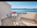Apartementen Sea front - free parking A1(2+2), A2(2+2), A3(4+1), A4(2), A5(2) Klek - Riviera Dubrovnik  - Appartement - A3(4+1): terras