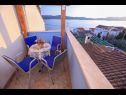 Apartementen Drago - with sea view : A1(2+1), A2(2+2), A3(2+3), A4(2+2), A5(2+2), A6(2+2) Klek - Riviera Dubrovnik  - Appartement - A6(2+2): terras