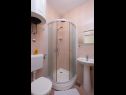 Apartementen Mat - free parking: A1(3), A2(3), A3(2) Mlini - Riviera Dubrovnik  - Studio-appartment - A3(2): badkamer met toilet