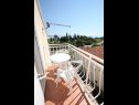 Apartementen Nikola - free parking A11(4+1), A12(4) Mlini - Riviera Dubrovnik  - Appartement - A12(4): balkon