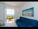 Apartementen en kamers Villa Bouganvillea - sea view & garden: A1 Deluxe (2+1), A2 Superior (2+1), A3 Comfort (2+1), A4 Premium (2+1), R1 Deluxe (2), R2 Comfort (2) Mlini - Riviera Dubrovnik  - Appartement - A1 Deluxe (2+1): woonkamer