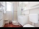 Apartementen en kamers Villa Bouganvillea - sea view & garden: A1 Deluxe (2+1), A2 Superior (2+1), A3 Comfort (2+1), A4 Premium (2+1), R1 Deluxe (2), R2 Comfort (2) Mlini - Riviera Dubrovnik  - Appartement - A2 Superior (2+1): badkamer met toilet