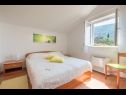 Apartementen en kamers Villa Bouganvillea - sea view & garden: A1 Deluxe (2+1), A2 Superior (2+1), A3 Comfort (2+1), A4 Premium (2+1), R1 Deluxe (2), R2 Comfort (2) Mlini - Riviera Dubrovnik  - Appartement - A4 Premium (2+1): slaapkamer