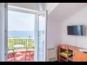Apartementen en kamers Villa Bouganvillea - sea view & garden: A1 Deluxe (2+1), A2 Superior (2+1), A3 Comfort (2+1), A4 Premium (2+1), R1 Deluxe (2), R2 Comfort (2) Mlini - Riviera Dubrovnik  - Kamer - R2 Comfort (2): interieur