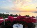 Apartementen en kamers Villa Bouganvillea - sea view & garden: A1 Deluxe (2+1), A2 Superior (2+1), A3 Comfort (2+1), A4 Premium (2+1), R1 Deluxe (2), R2 Comfort (2) Mlini - Riviera Dubrovnik  - Kamer - R2 Comfort (2): uitzicht vanaf terras