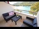 Apartementen Leo - sea view & comfortable: A1(6) Ploce - Riviera Dubrovnik  - Appartement - A1(6): terras
