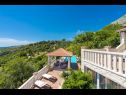 Vakantiehuizen Luxury - amazing seaview H(8+2) Soline (Dubrovnik) - Riviera Dubrovnik  - Kroatië  - terras