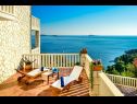 Vakantiehuizen Luxury - amazing seaview H(8+2) Soline (Dubrovnik) - Riviera Dubrovnik  - Kroatië  - uitzicht (huis en omgeving)