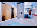 Vakantiehuizen Luxury - amazing seaview H(8+2) Soline (Dubrovnik) - Riviera Dubrovnik  - Kroatië  - H(8+2): badkamer met toilet