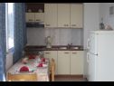 Apartementen en kamers Dar - 400 m from sea: SA1(2), A2(3), R3(2) Hvar - Eiland Hvar  - Appartement - A2(3): keuken en eetkamer