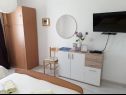 Apartementen Dioniza - 150 m from beach: A1(2+2), A2(3), A3(2+2) Jelsa - Eiland Hvar  - Appartement - A2(3): slaapkamer