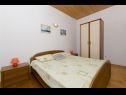 Apartementen Maca - seafront: A1(5), A2(6+1) Baai Zarace (Gdinj) - Eiland Hvar  - Appartement - A1(5): slaapkamer